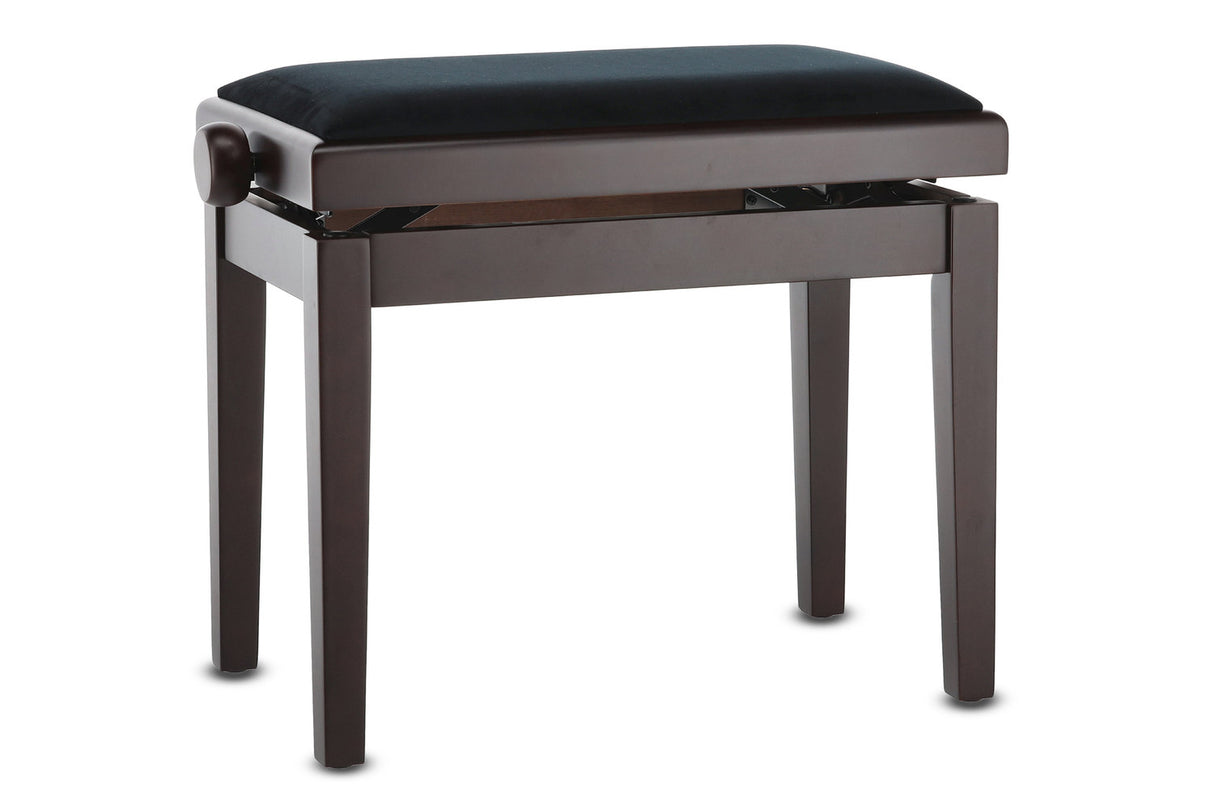 GEWA Piano bench Deluxe - Rosewood matt (Seat black)