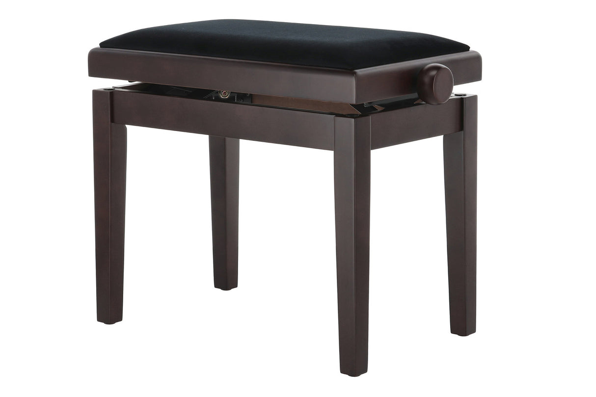 GEWA Piano bench Deluxe - Rosewood matt (Seat black)