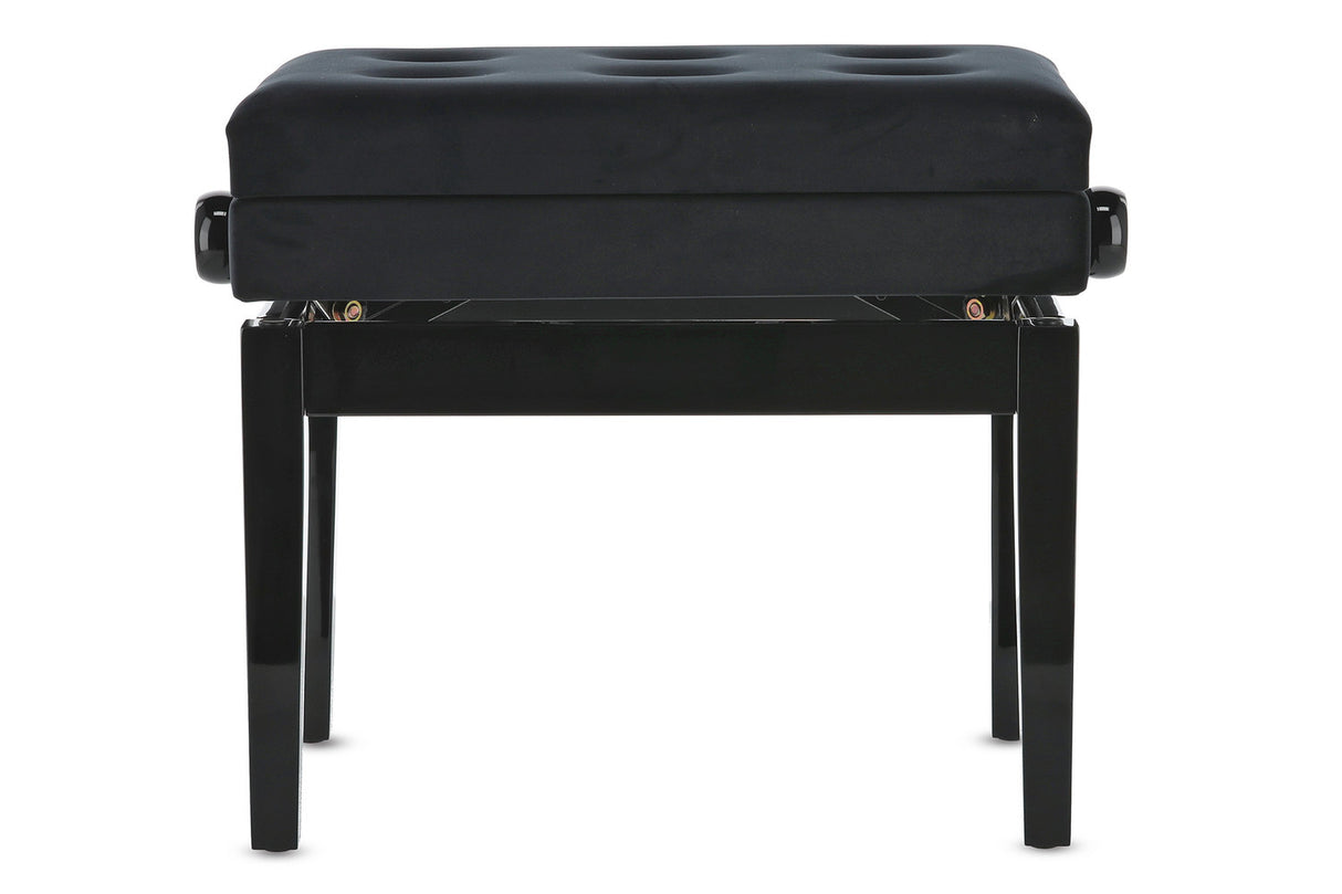 GEWA Piano bench Deluxe Compartment - Black highgloss