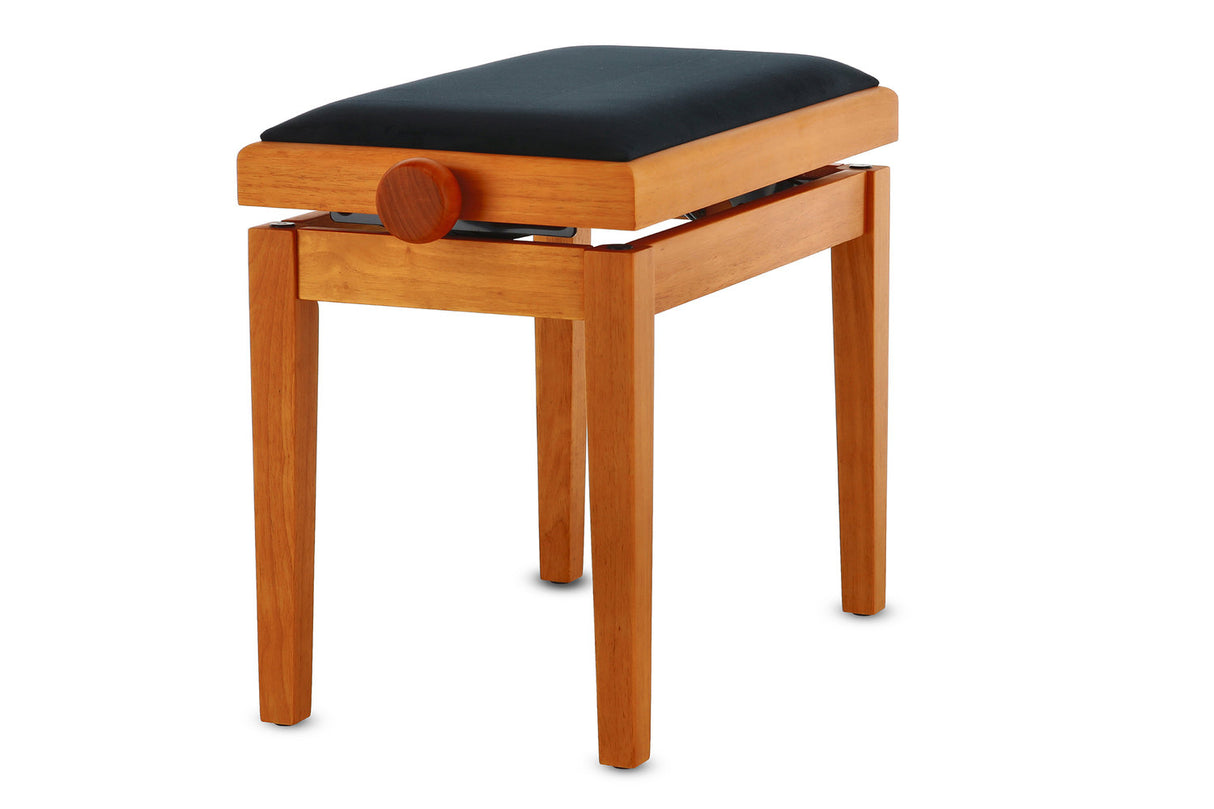 GEWA Piano bench Deluxe - Maple matt (Seat black)