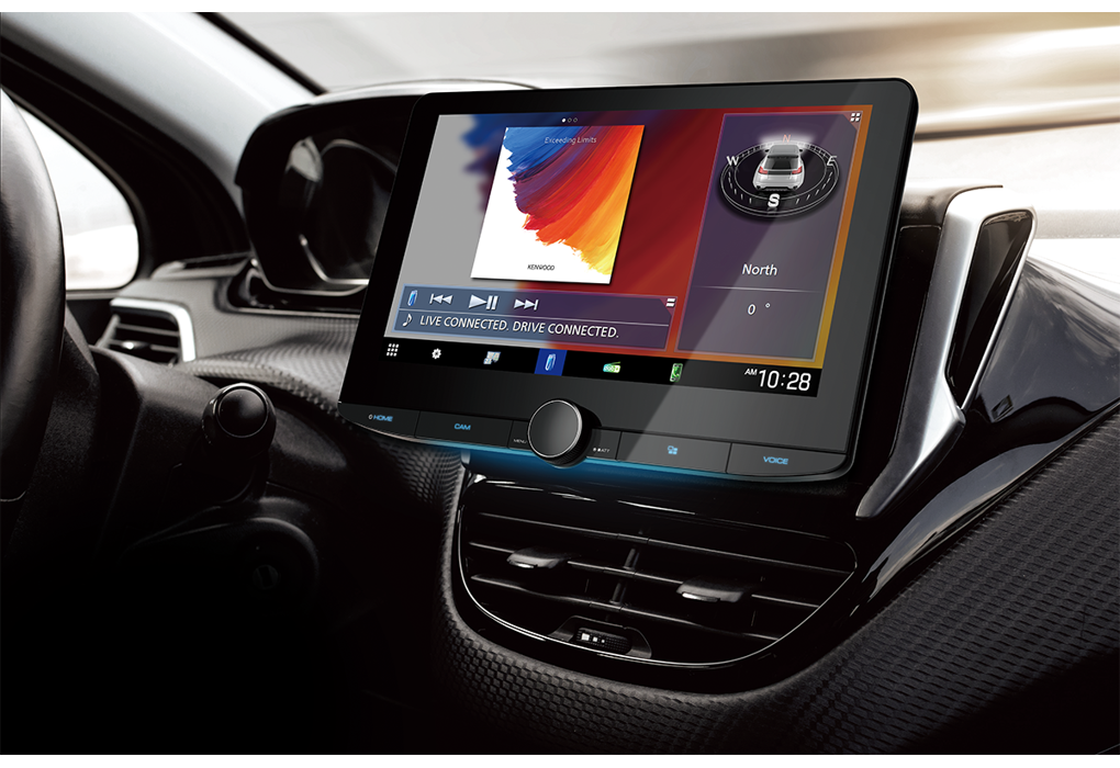 Kenwood DMX9720XDS Multimediaafspiller m. Trådløs Apple CarPlay (10.1")