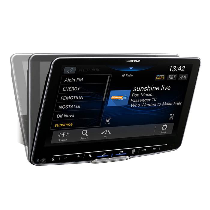 Alpine HALO9 ILX-F905D V2 - Trådløs Carplay, Android, Bluetooth