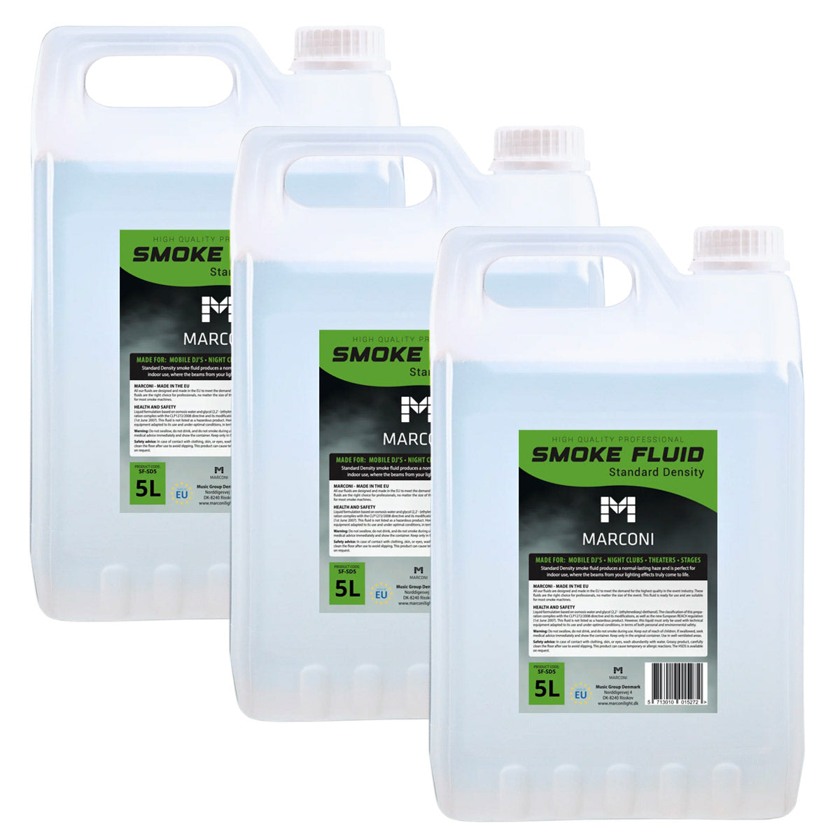 3 x 5L Røgvæske (Standard Density)