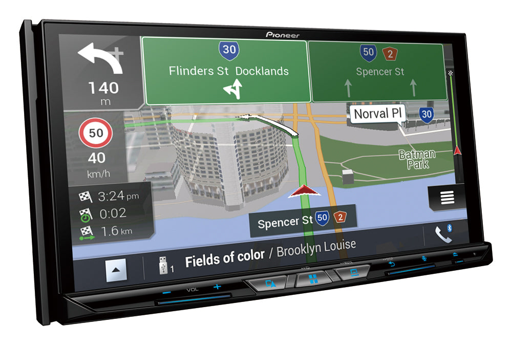 Pioneer AVIC-Z930DAB GPS Navigation, Trådløs Apple CarPlay og Bluetooth