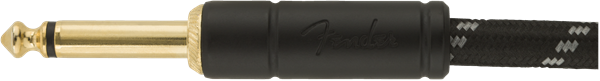 Fender Deluxe Guitar Kabel Vinkelstik (Black Tweed, 3m)