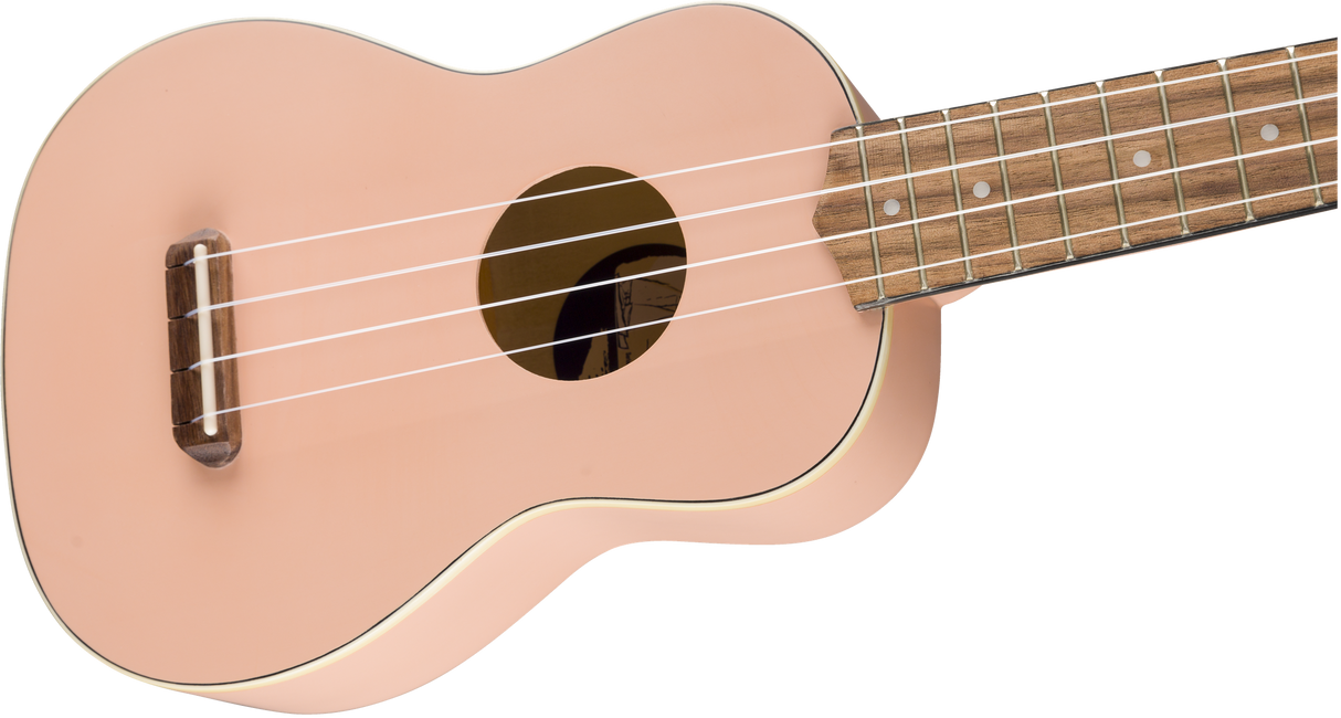 Fender Venice Soprano Ukulele (Shell Pink)