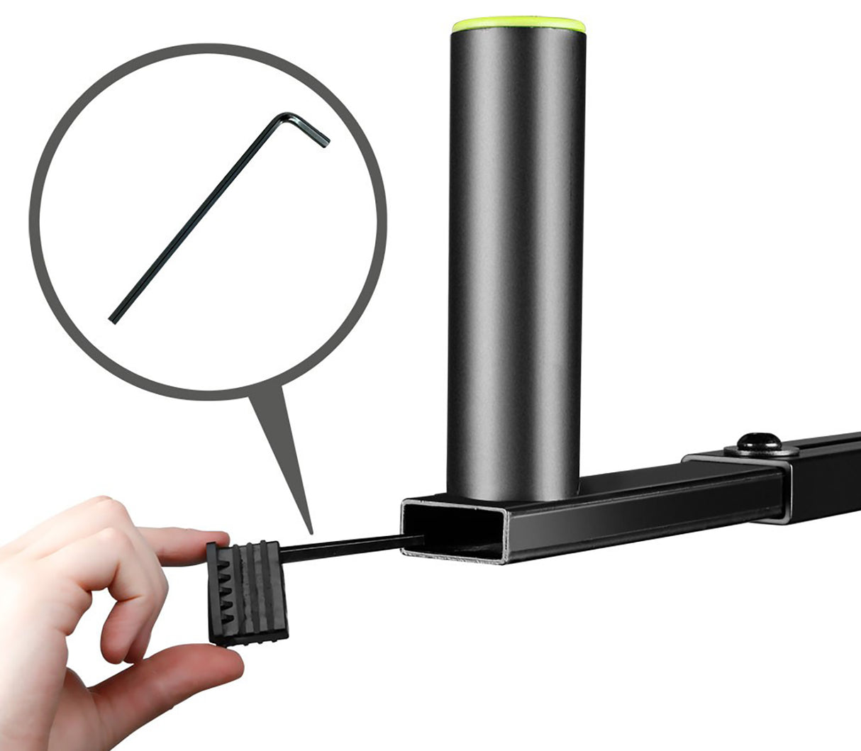 Justerbar T-Bar til Højttalerstativer