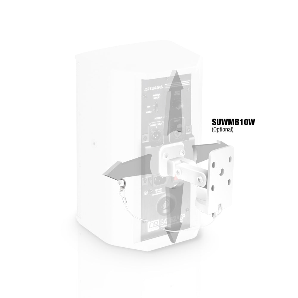 LD Systems SAT 62 A G2 Hvid Aktiv Højttaler