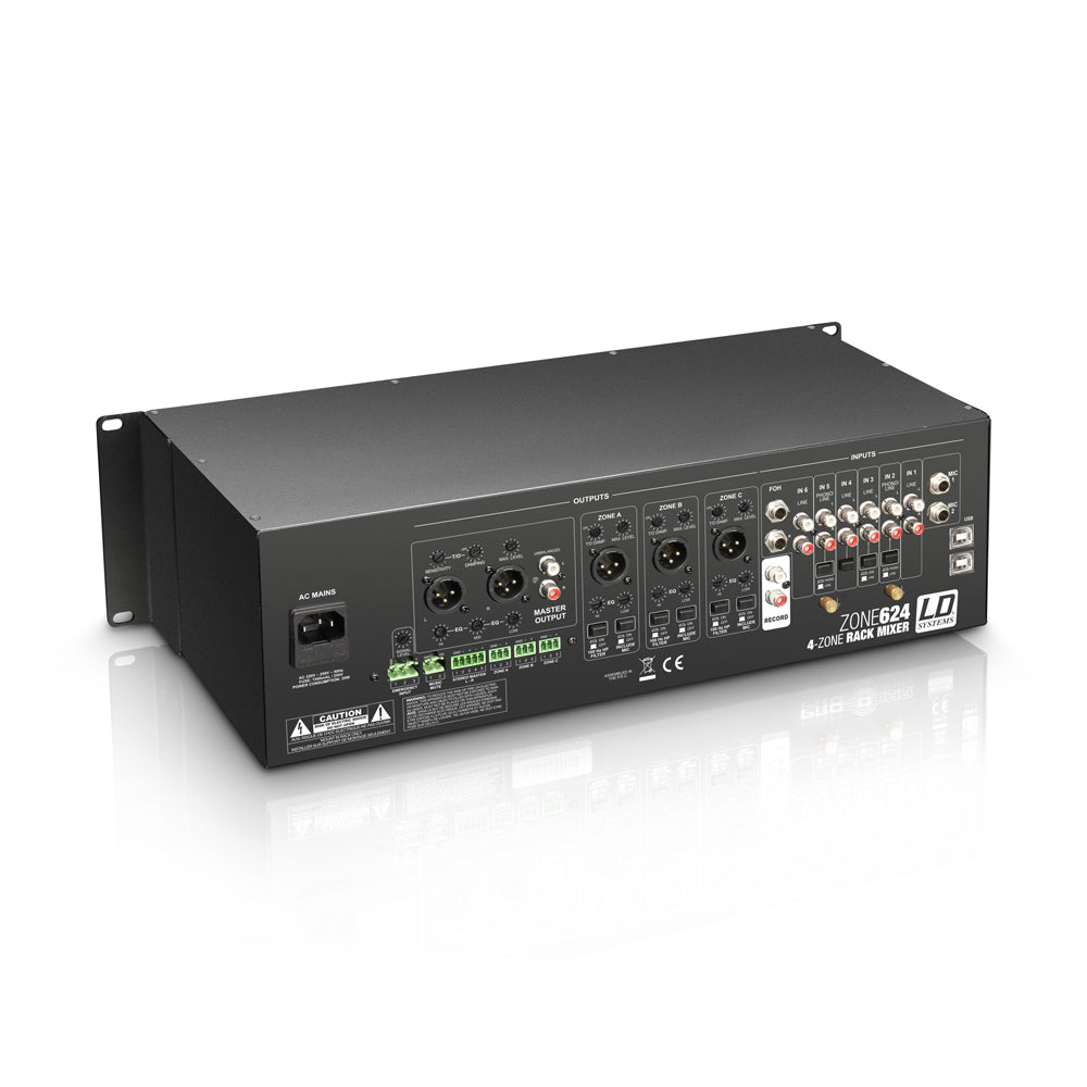 RETURVARE - LD Systems ZONE 624 - Mixer