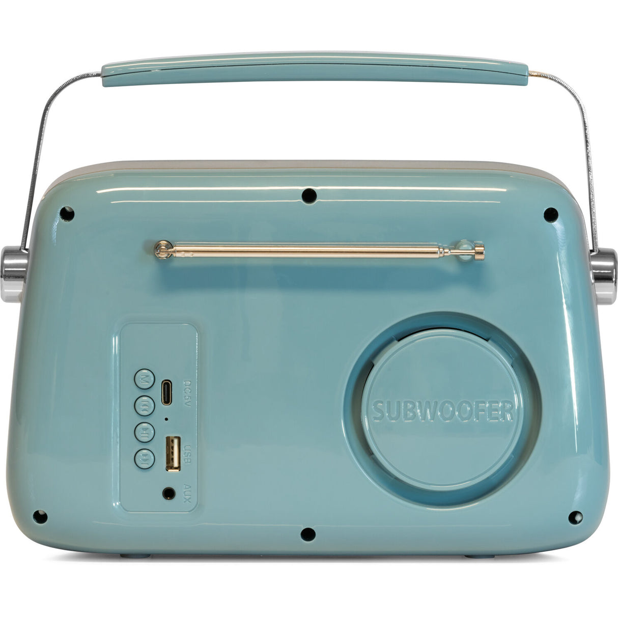 OUTLET - Madison Retro Radio m. Bluetooth og FM (Blå)