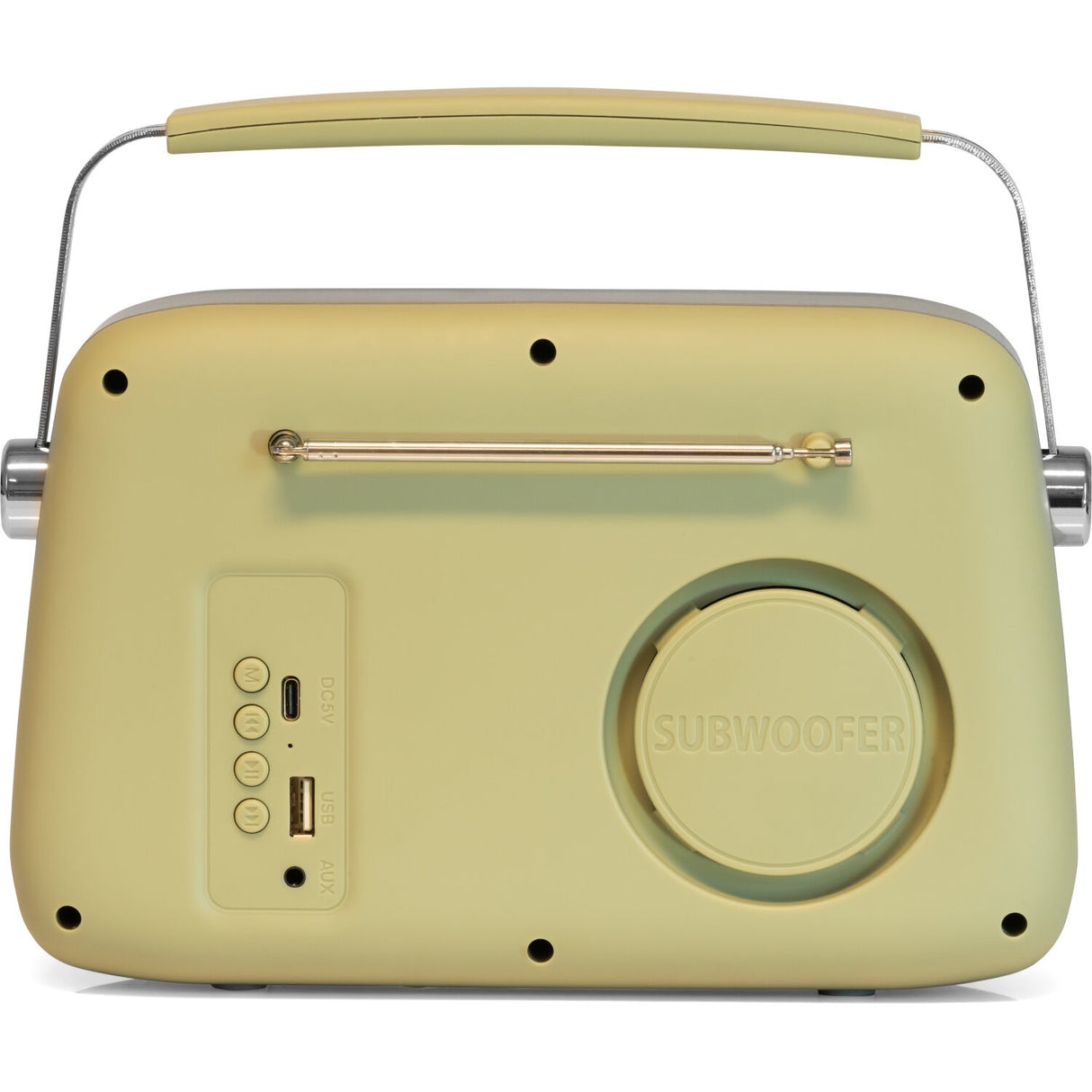 Madison Retro Radio m. Bluetooth og FM (Mat Oliven Grøn)