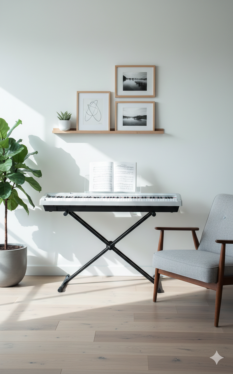 Grooveland P450 El Klaver (Hvid)