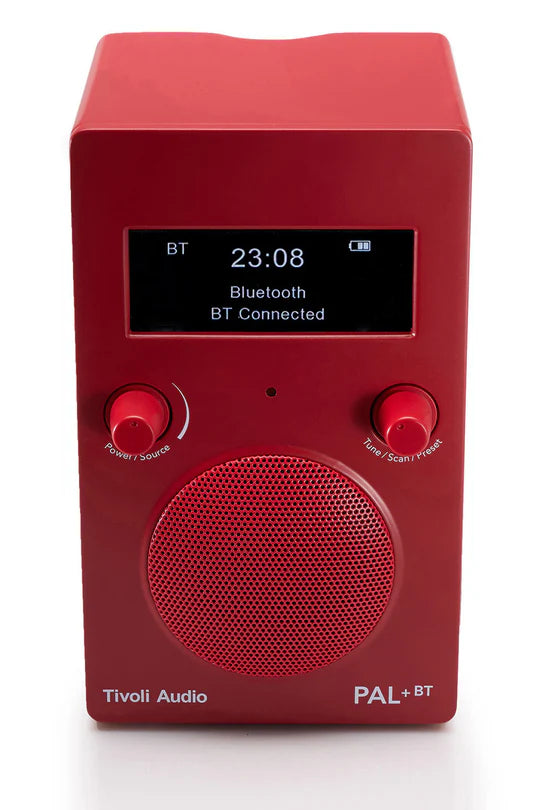 Tivoli Audio PAL+BT DAB+/Bluetooth Højtaler (Rød) NEW