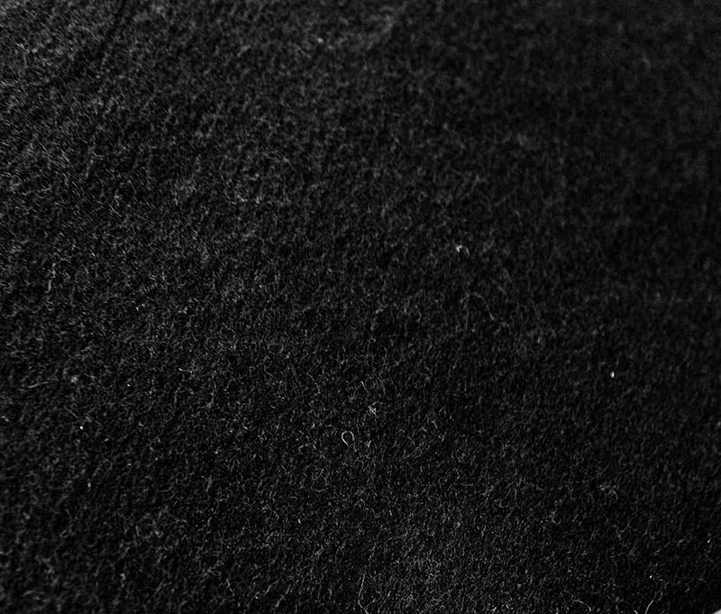 Molton Løbende Meter (Sort, 1 x 3m, 300g)