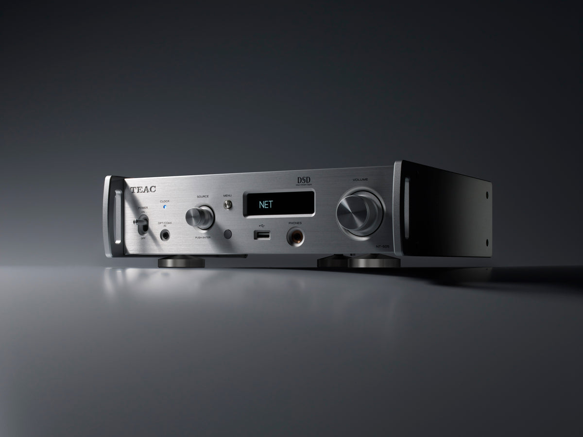 TEAC NT-505-X USB Network DAC Pre-amp (sølv)