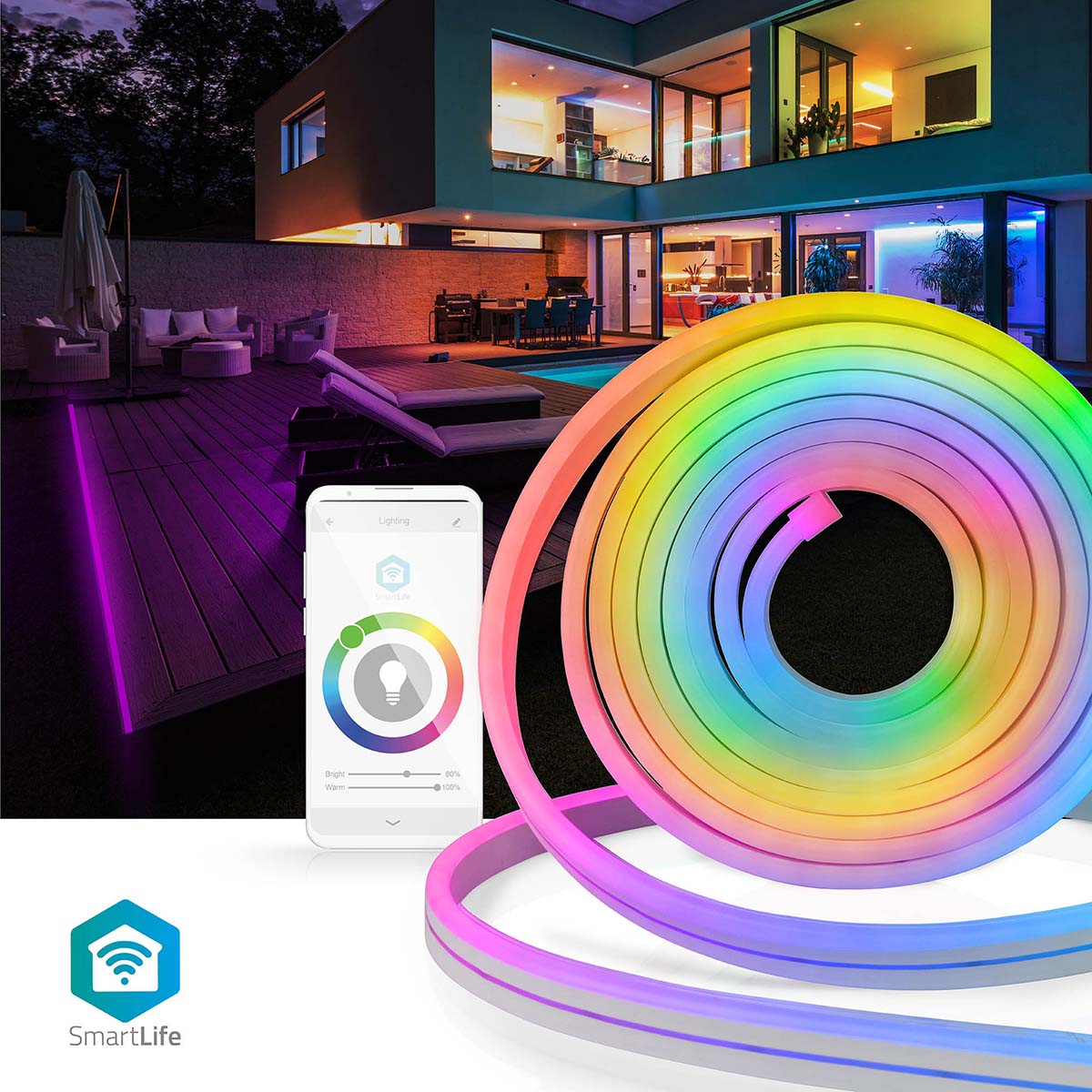 SmartLife LED Strip (Multifarvet, 5m)