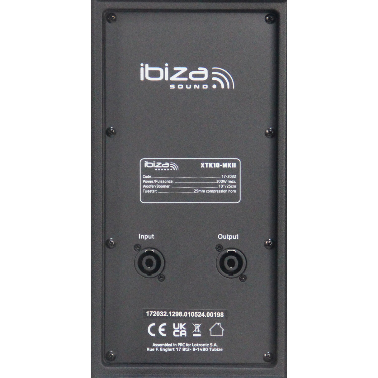 Ibiza XTK 10" - Passiv PA Højttaler