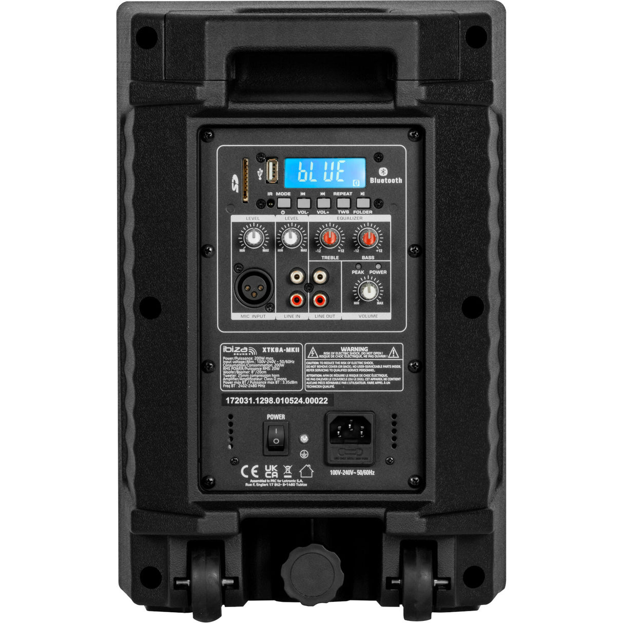 Ibiza XTK 8" - Aktiv Højttaler