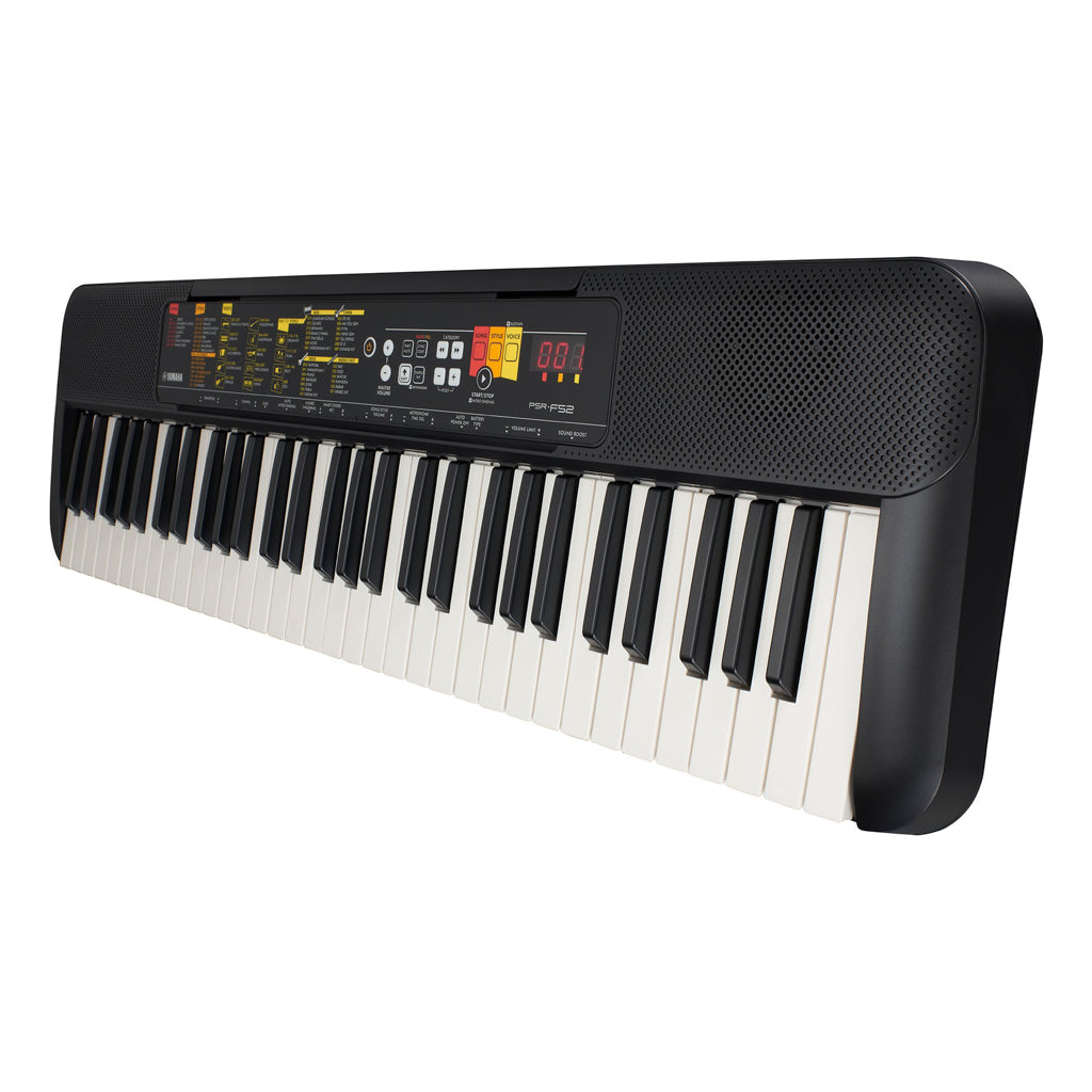 Yamaha PSR-F52 Keyboard (Sort) Bundle