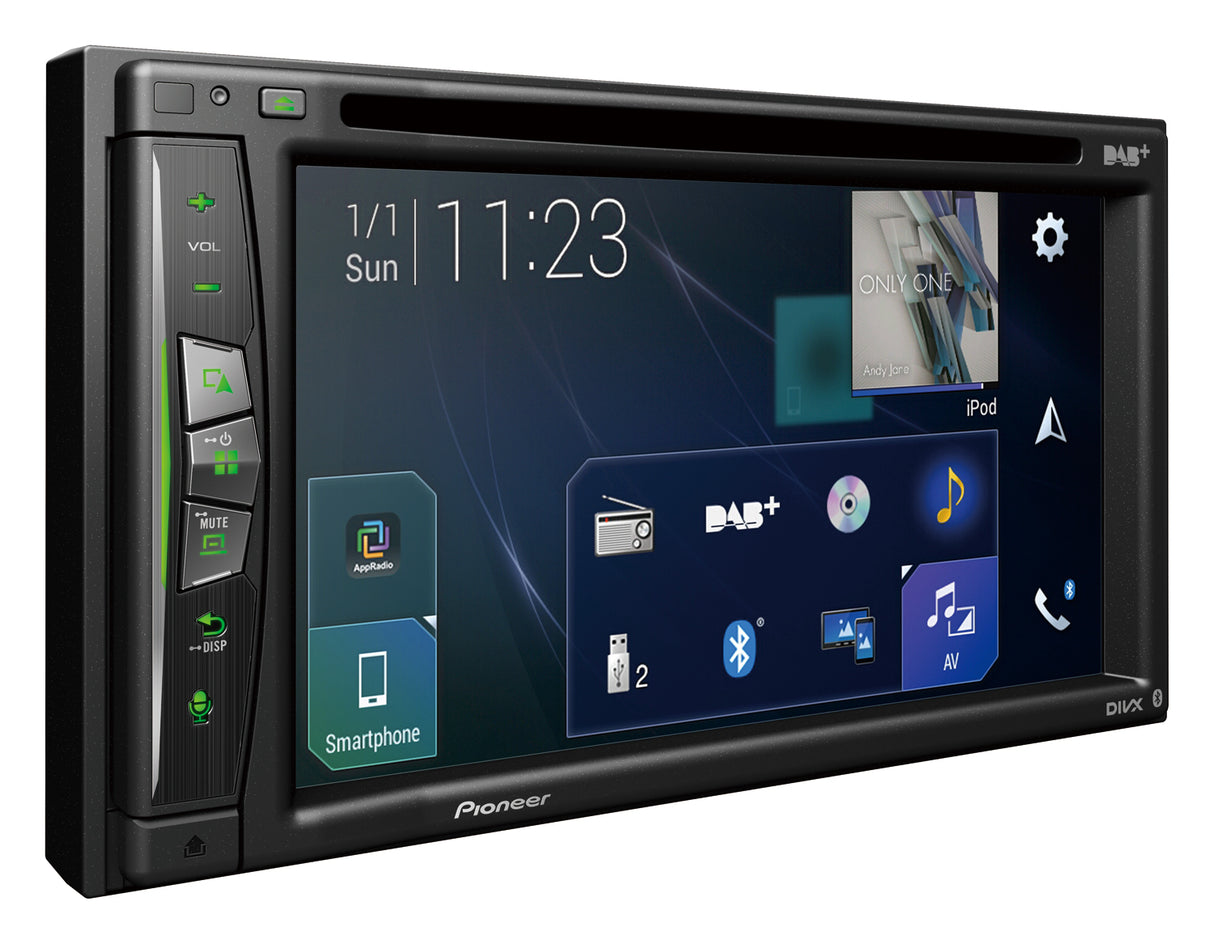 Pioneer AVIC-Z730DAB GPS Navigation, Trådløs CarPlay og Bluetooth