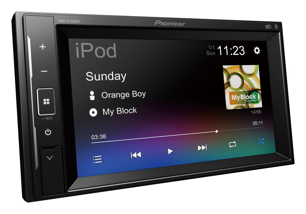 Pioneer DMH-A240DAB Bilstereo Multimediaafspiller Bluetooth/DAB+