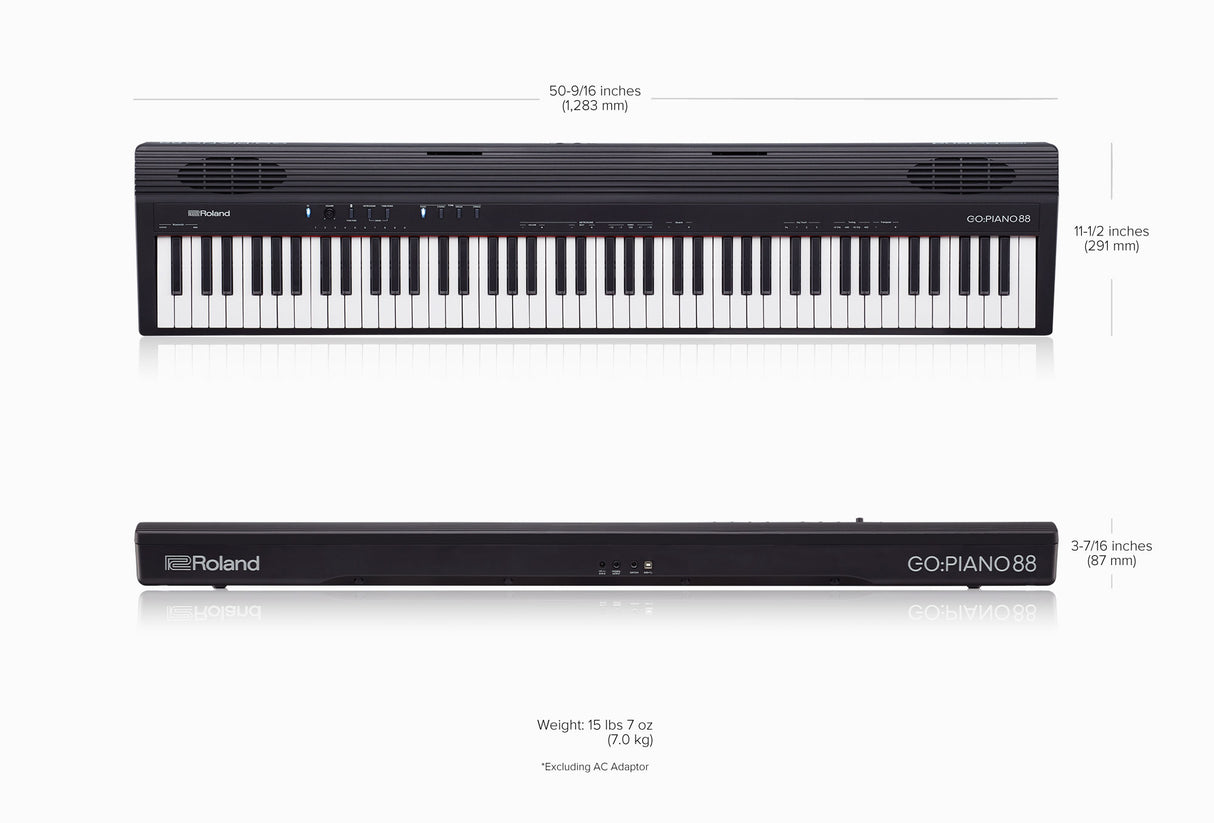 Roland GO:PIANO88PX Keyboard (Sort)