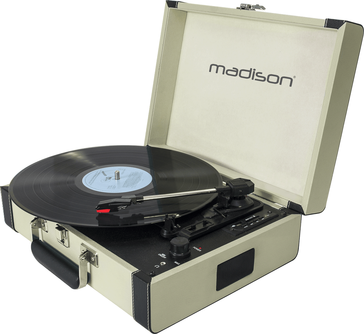Madison Vintage Pladespiller m. Bluetooth (Cream)