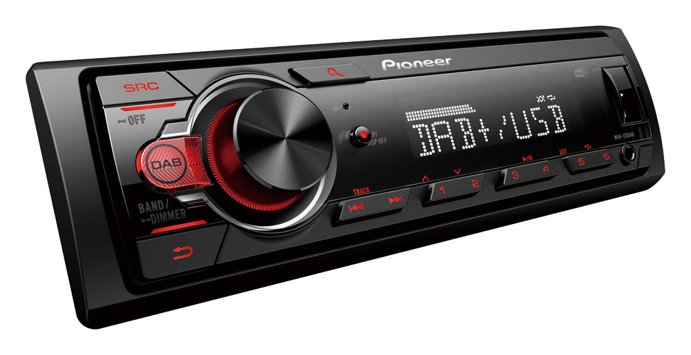 Pioneer MVH-130DAB Bilstereo FM/DAB+ Radio