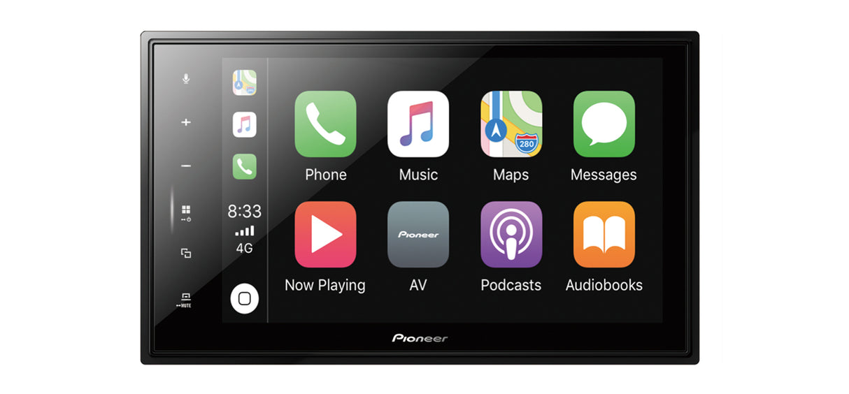 Pioneer SPH-EVO82DAB-Uni1-DIN Bilstereo m. Apple CarPlay, DAB og Bluetooth