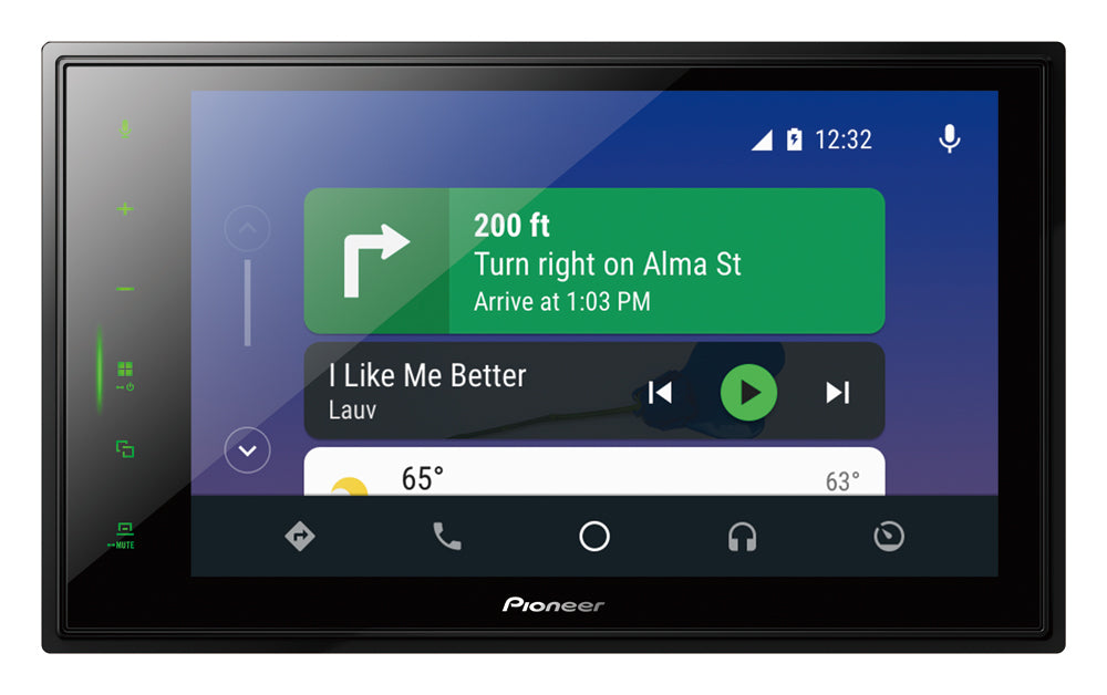 Pioneer SPH-EVO82DAB-Uni1-DIN Bilstereo m. Apple CarPlay, DAB og Bluetooth