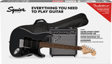 Fender Stratocaster El-guitar Startpakke (Frost Metallic)