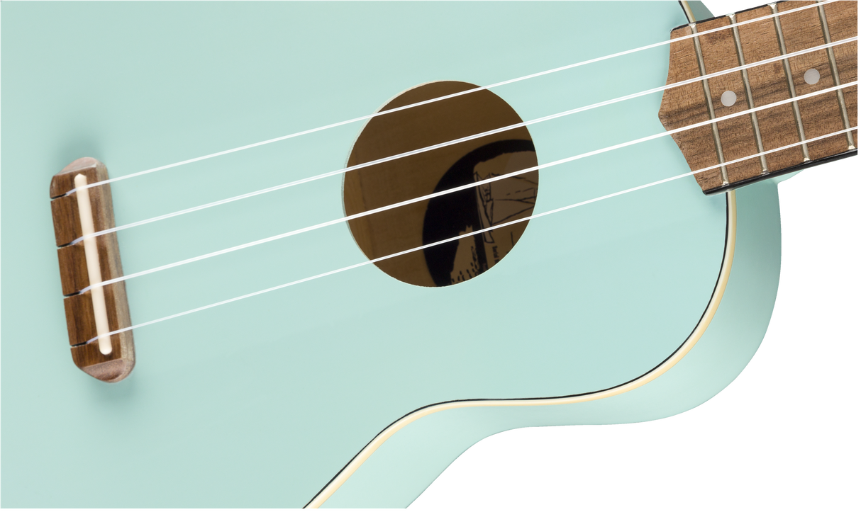 Fender Venice Soprano Ukulele (Daphne Blue)