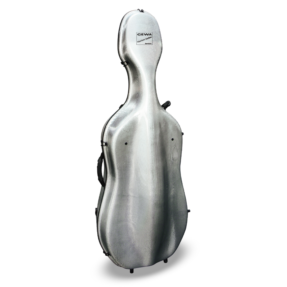 GEWA Cello case Idea Titanium Carbon 3.3 - Titanium/blue