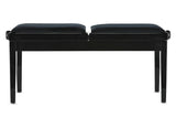 GEWA Piano bench Deluxe Double - Black highgloss