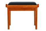 GEWA Piano bench Deluxe - Maple matt (Seat black)