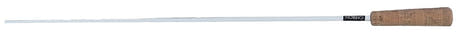 Pick Boy dirigentstok i hvid carbon, 35 cm, model C, korkgreb