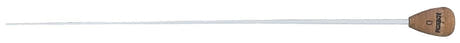 Pick Boy dirigentstok i hvid glasfiber, 38 cm, model D, korkgreb