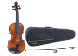 GEWA Violin Maestro 1 - 1/4 (Ready to play incl. shaped case, carbon bow and Larsen Aurora strings, transport-secured)