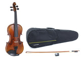 GEWA Violin Maestro 2 - 1/4 (Ready to play incl. shaped case, Massaranduba bow and Larsen Aurora strings)