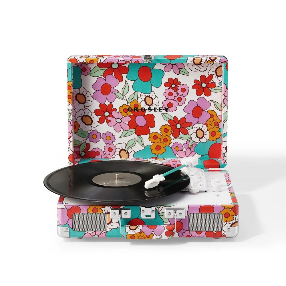 Crosley Cruiser Plus Pladespiller Tovejs Bluetooth (Groovy Floral)
