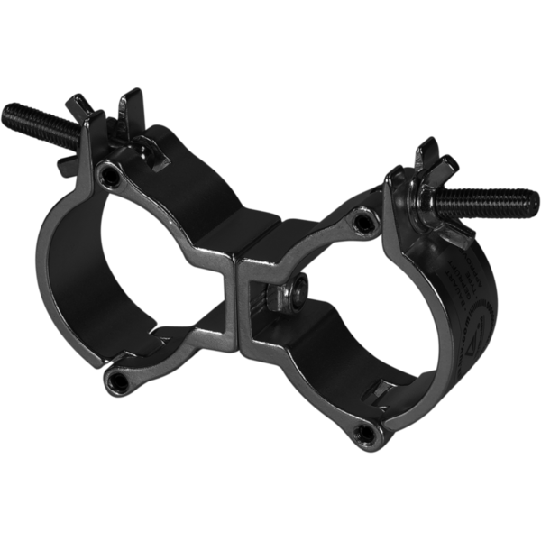 Dobbelt Swivel Clamp (Sort, 50mm, 100kg)