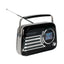 Madison Retro Radio med Bluetooth, FM og DAB (Sort)