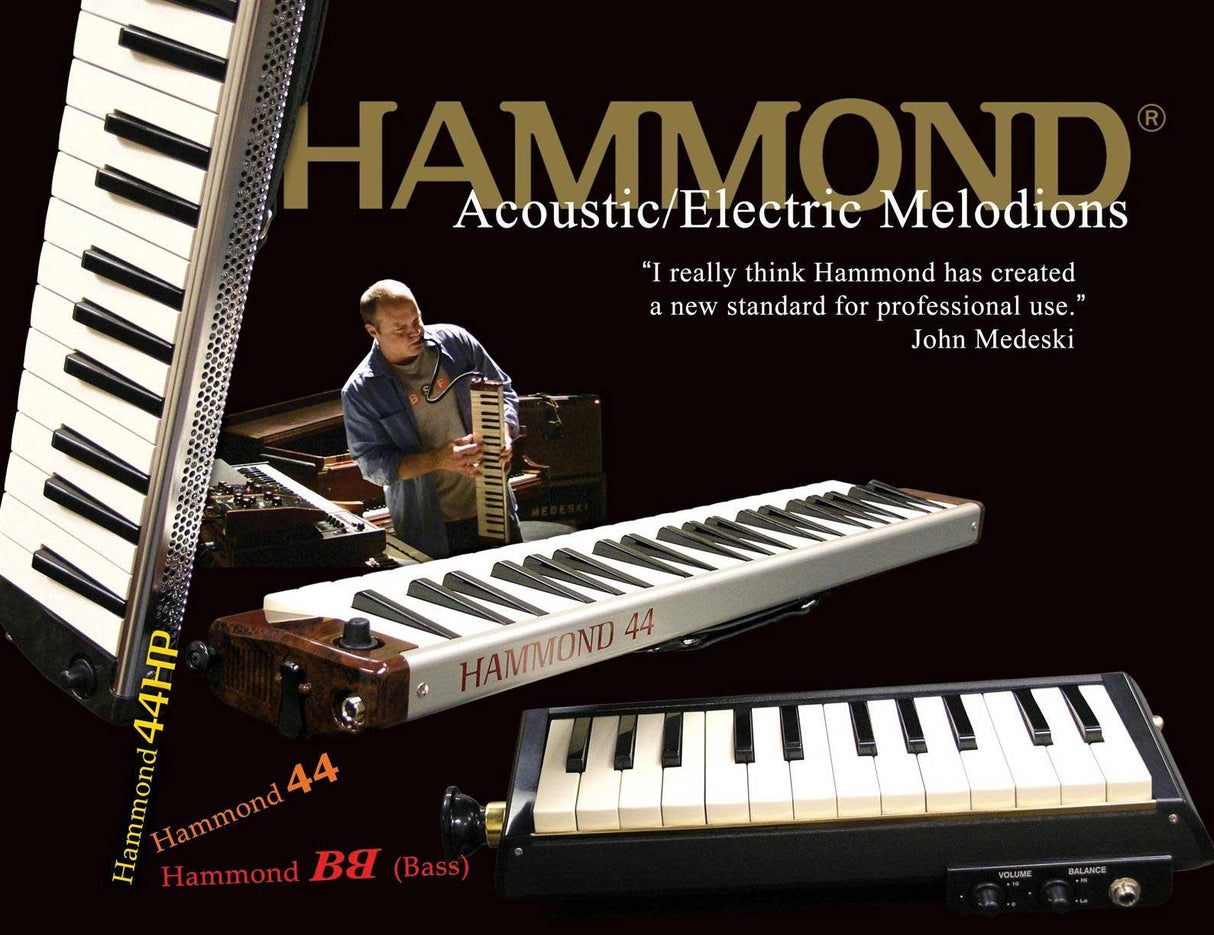 Hammond PRO-44HP V2 High Power Melodica (Sort)