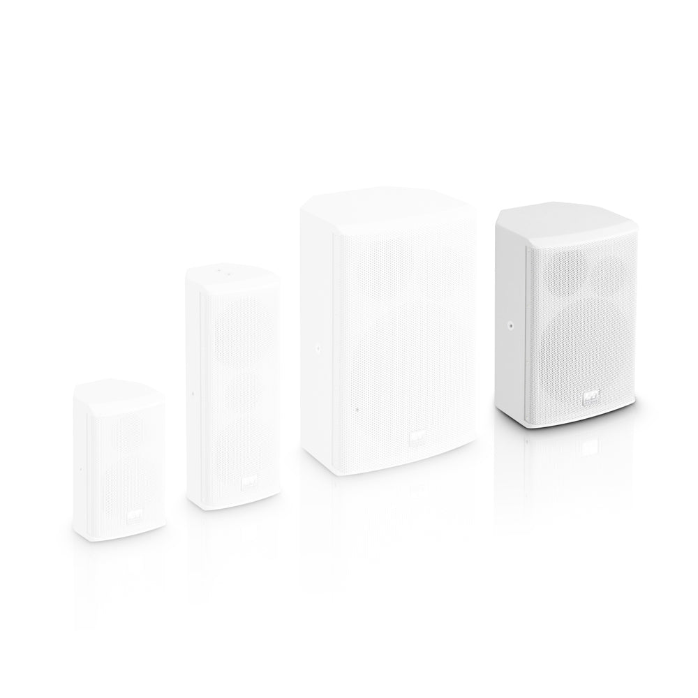 LD Systems SAT 62 G2 Højttalersæt RMS (Hvid, 80W, 8 Ohm)