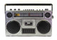 Studio 57 - Ghettoblaster m. Bluetooth (Sølv)